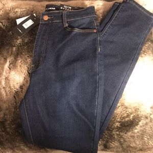 Fashion Nova Dark Wash Jeans 13/14  NWT!